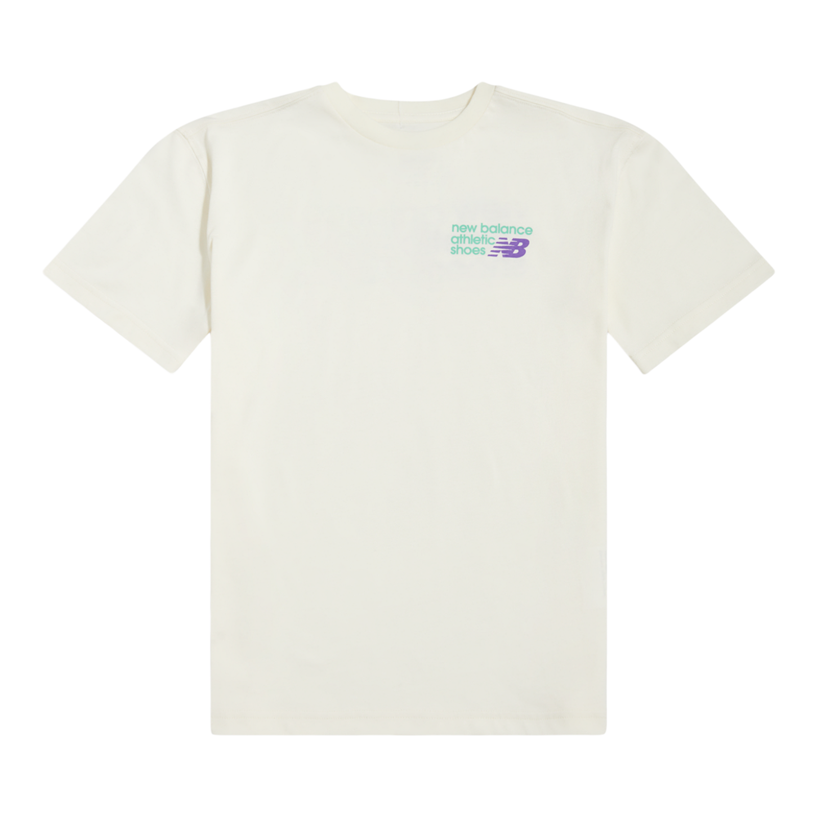 New Balance B NB Athletics Relaxed Premium Graphic Tee in WEISS