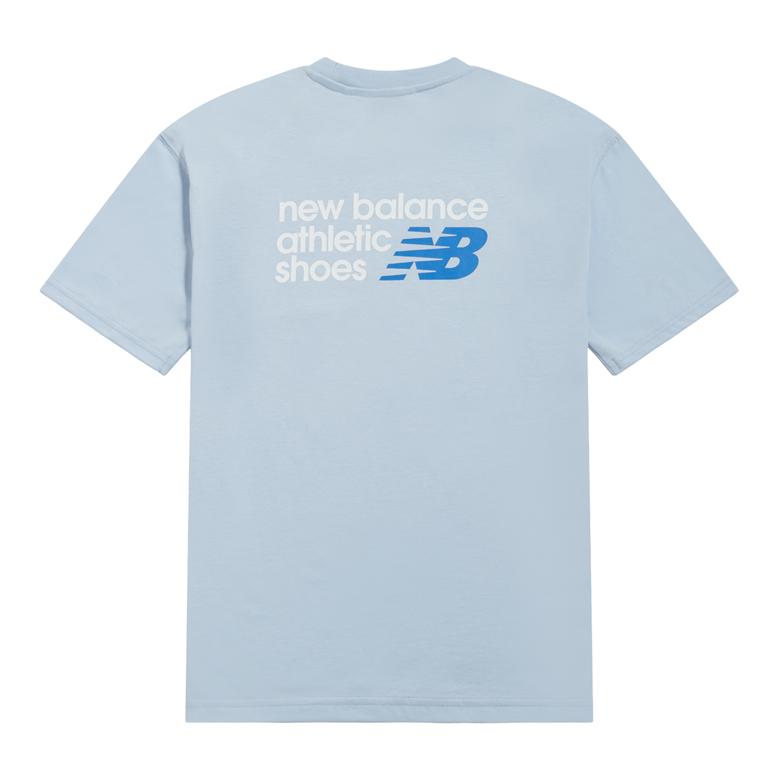 New Balance B NB Athletics Relaxed Premium Graphic Tee in BLAU