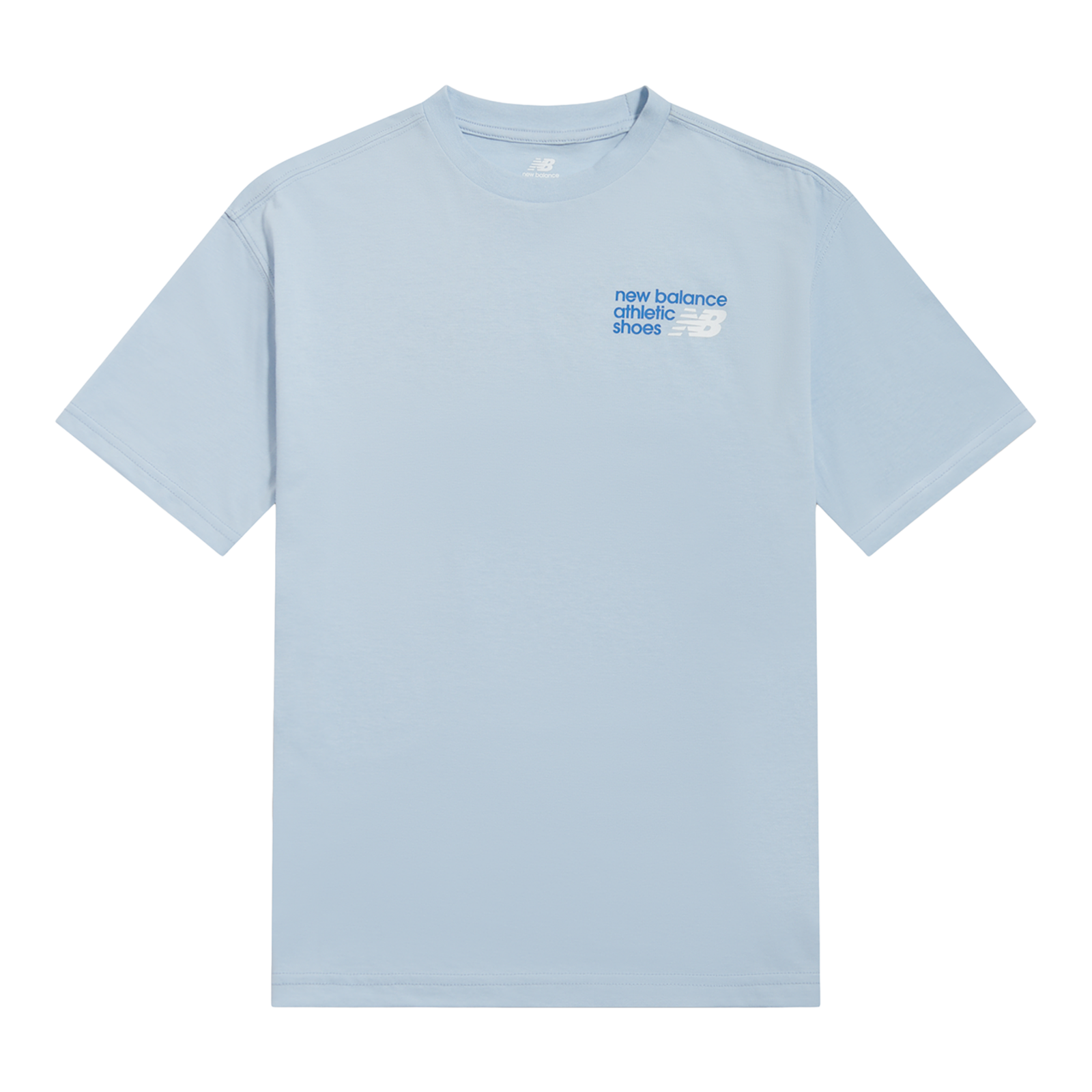 New Balance B NB Athletics Relaxed Premium Graphic Tee in BLAU