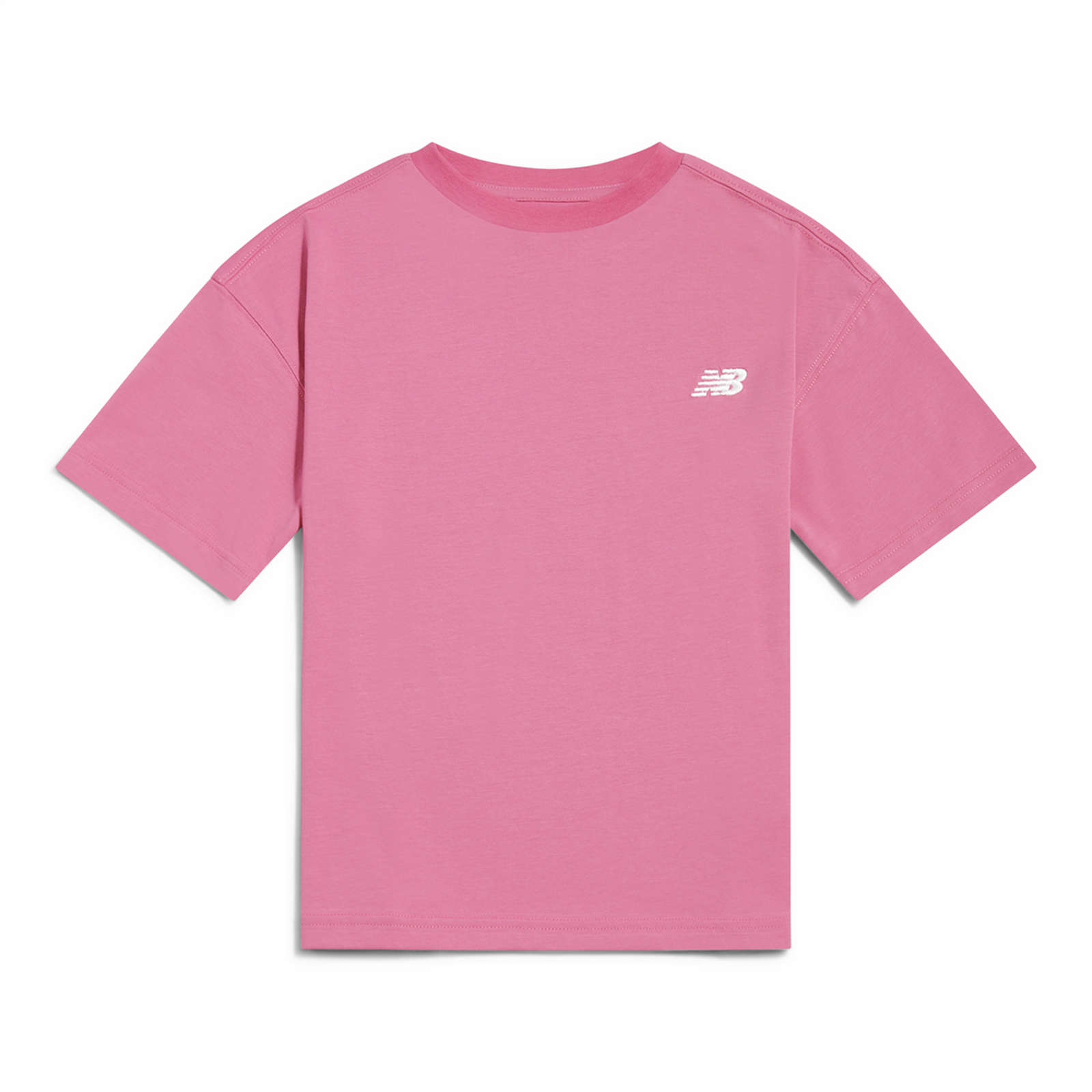New Balance G New Balance Jersey Small Logo Tee in PINK