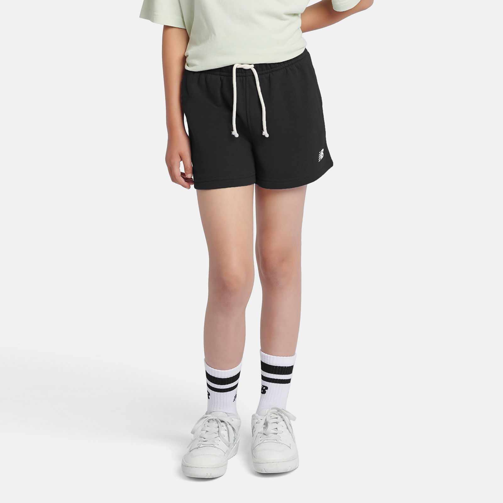 New Balance G New Balance French Terry Small Logo Short in