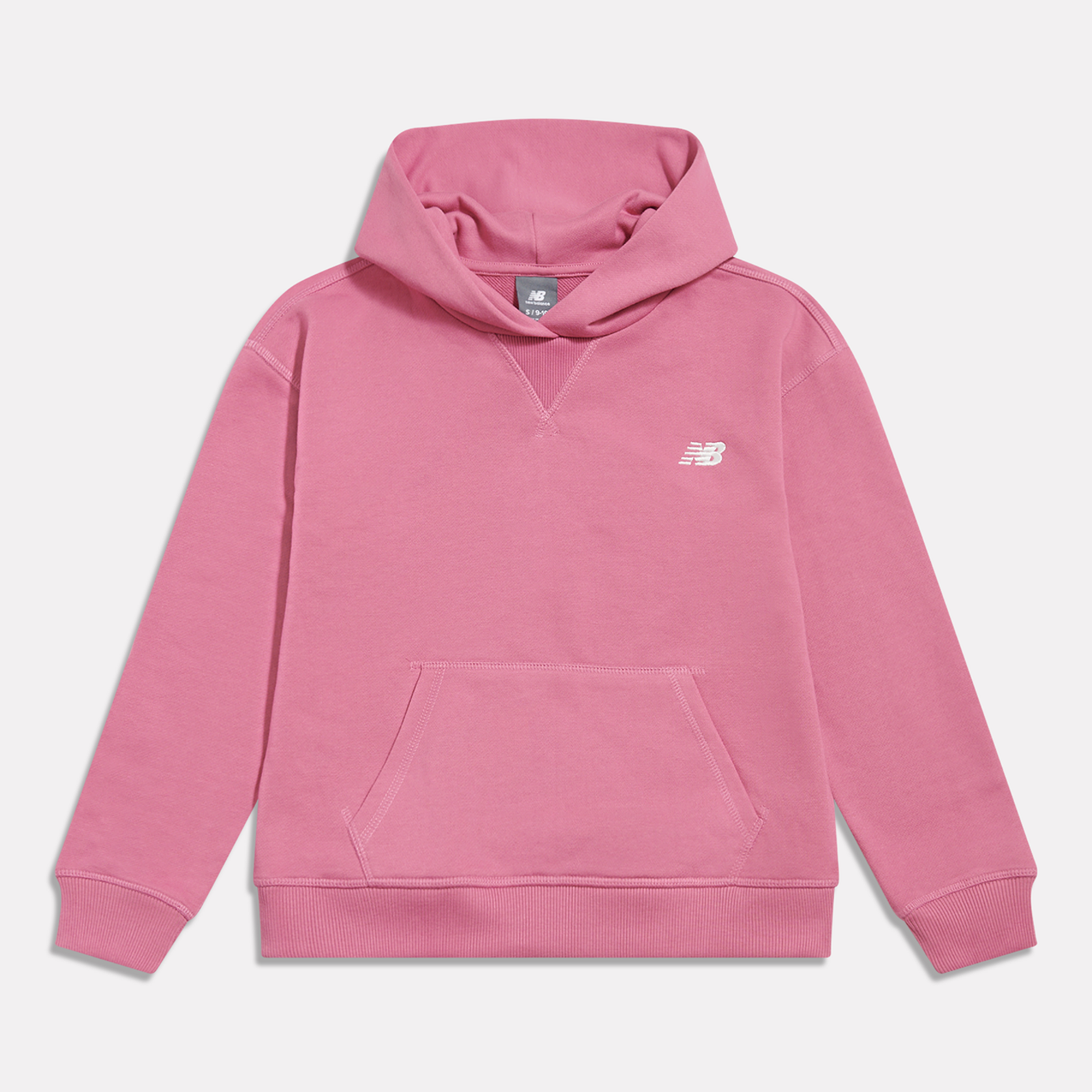 New Balance G New Balance French Terry Small Logo Hoodie in PINK