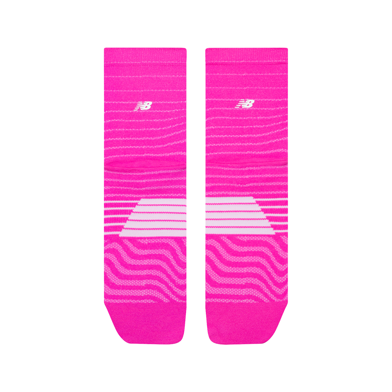 New Balance Pro Run Quarter Socks 1 Pair in PINK
