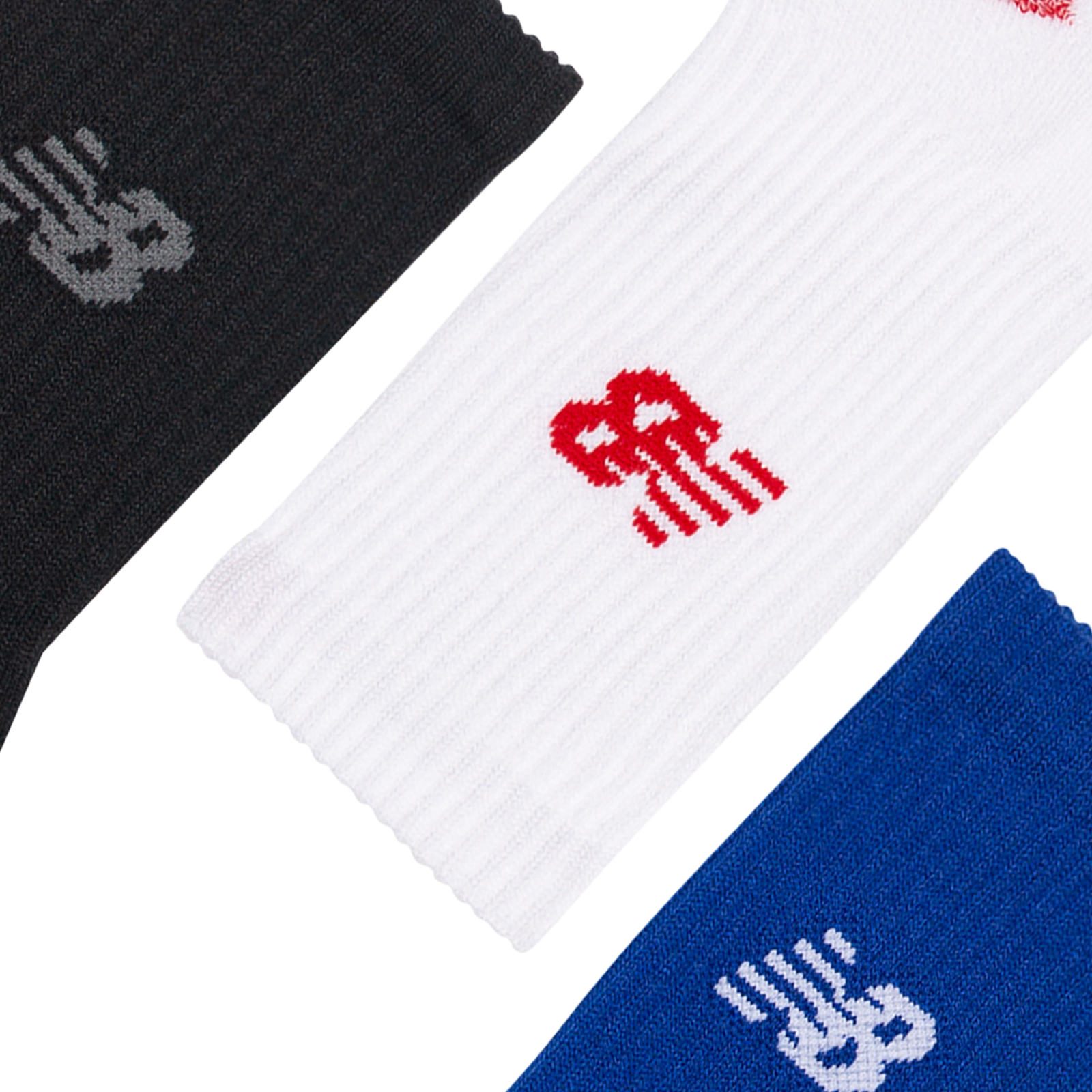 New Balance Youth Active Crew Socks 3 Pack in MEHRFARBIG