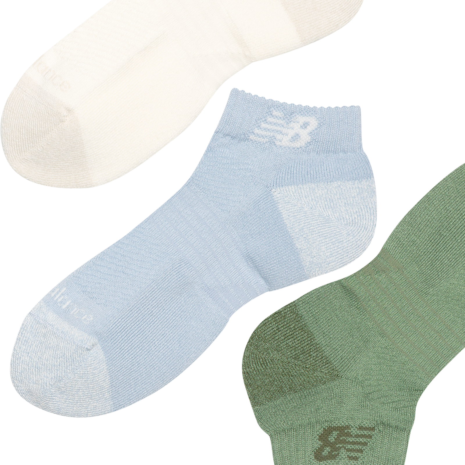 New Balance Active Low Cut Socks 3 Pack in MEHRFARBIG