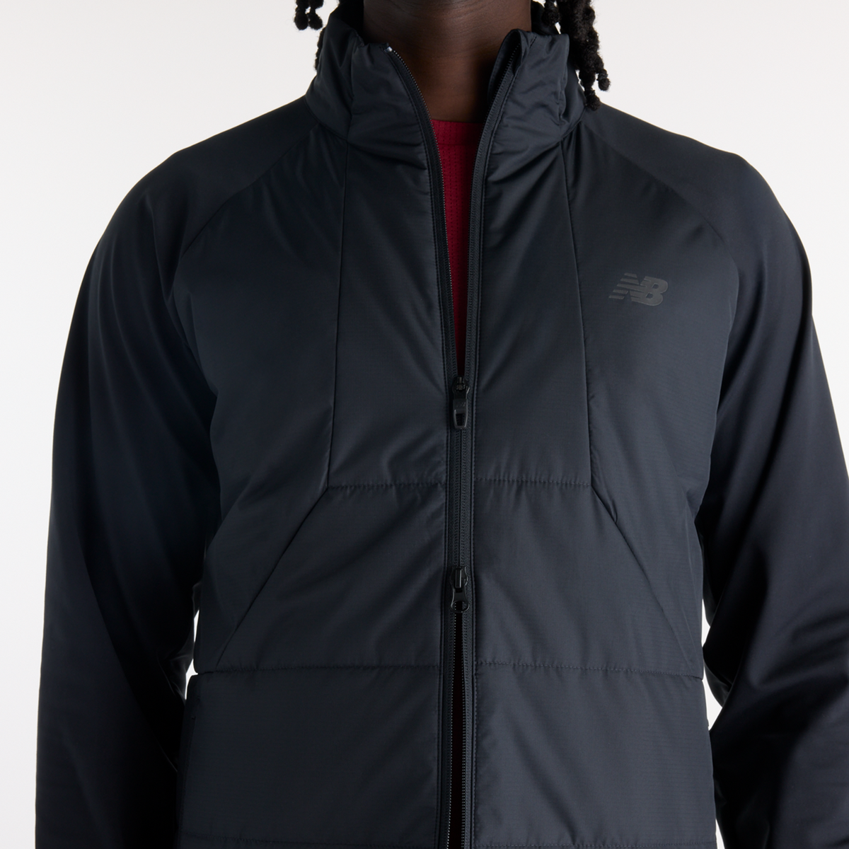 New Balance Winter Run Jacket in SCHWARZ