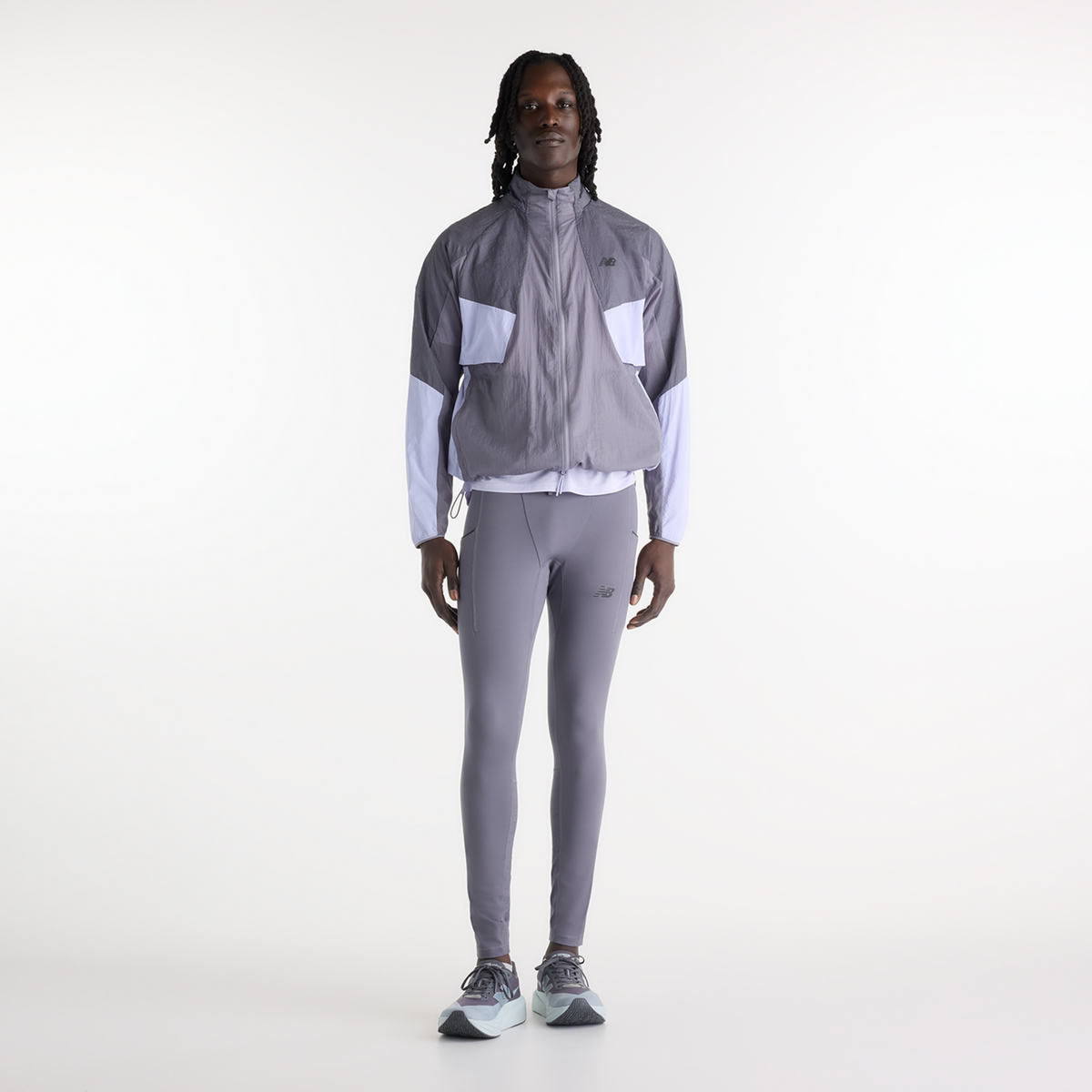 New Balance Reflective RC Jacket in GRAU