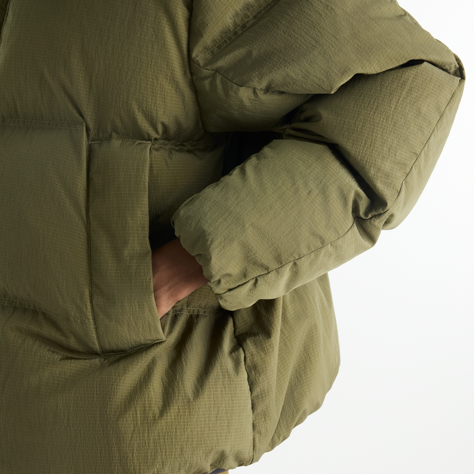 New Balance Premium Puffer Jacket in GRÜN