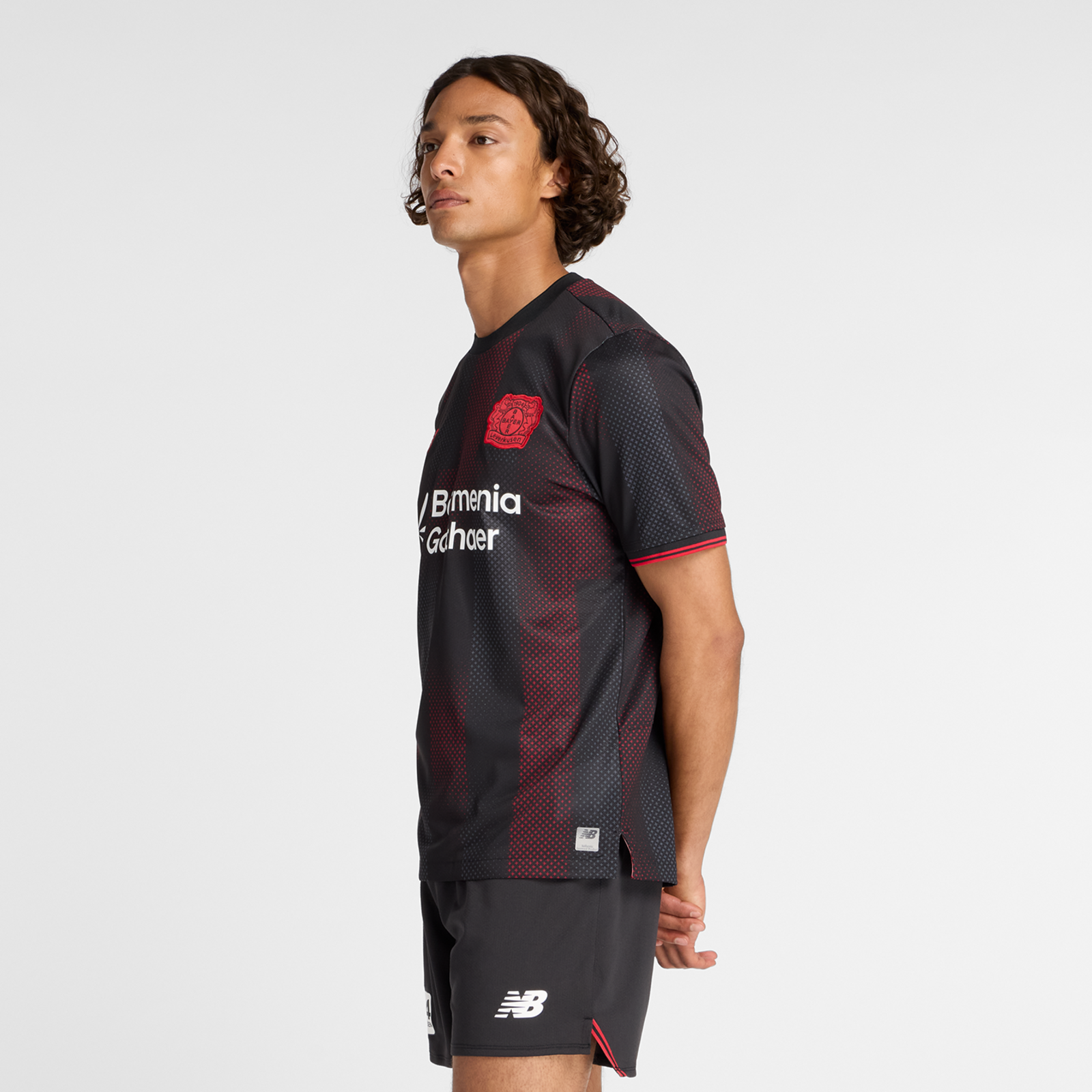 New Balance Bayer 04 Leverkusen Home SS Jersey 25/26 in