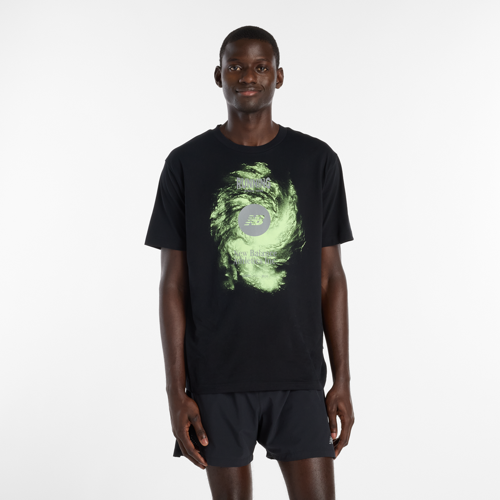 New Balance Vortex Performance T-Shirt in BRAUN
