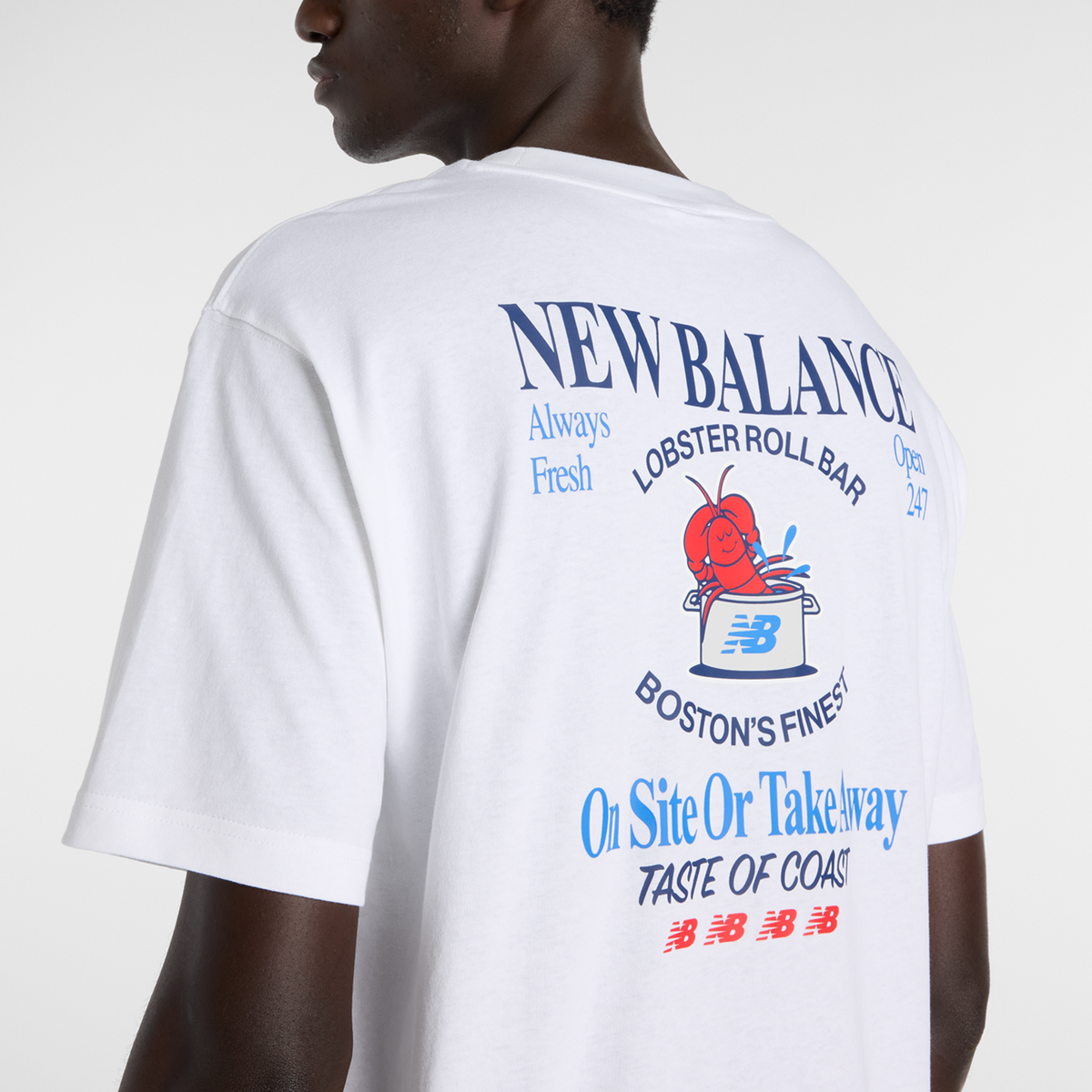 New Balance Lobster Roll T-Shirt in WEISS