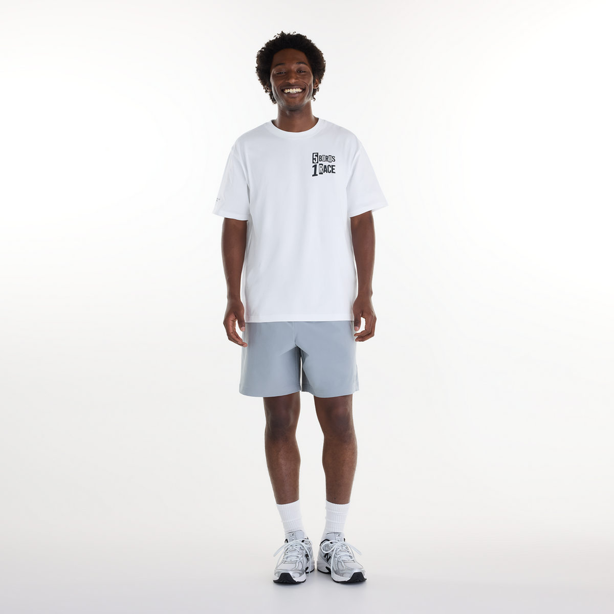 New Balance NYC Marathon Graphic T Shirt - Boros in WEISS