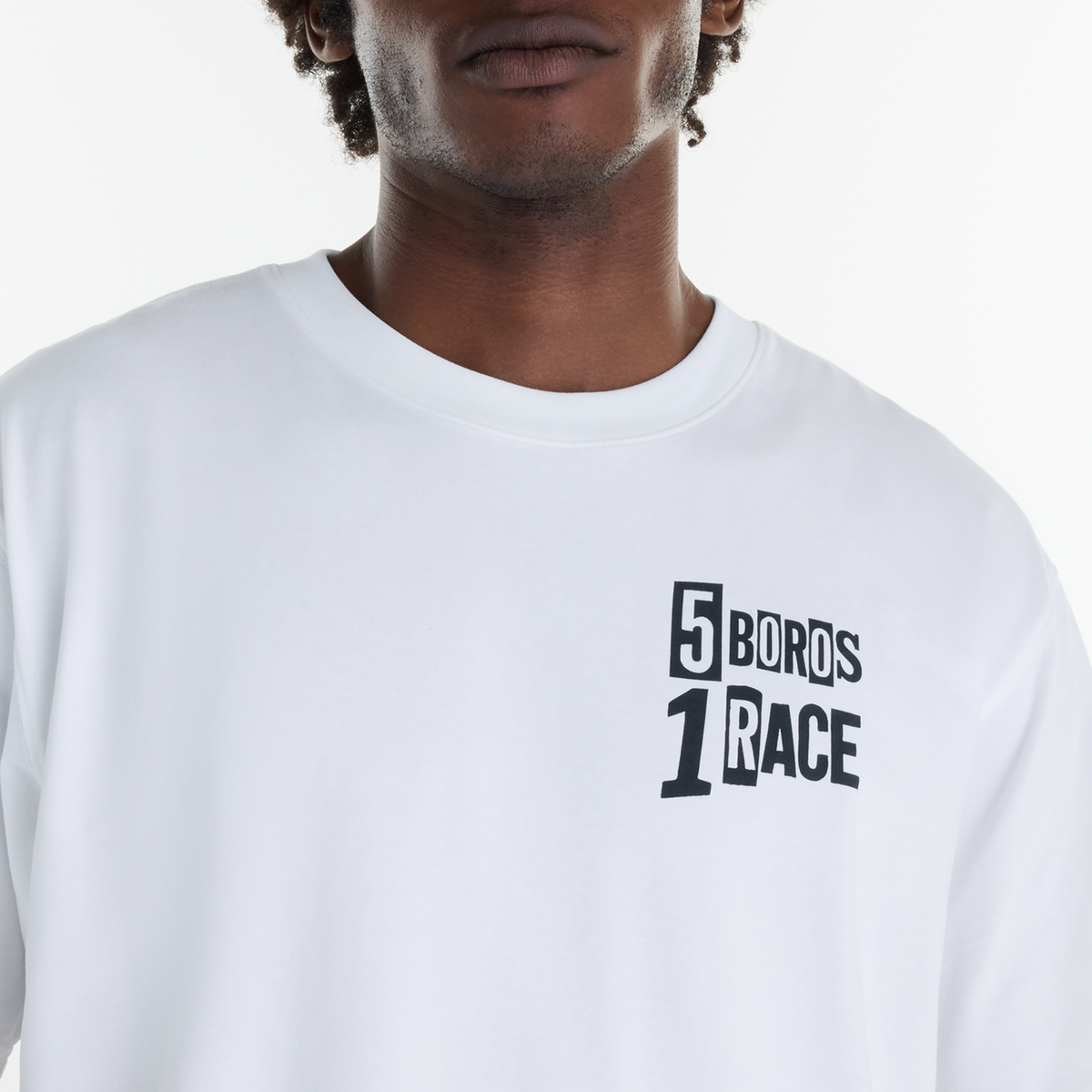 New Balance NYC Marathon Graphic T Shirt - Boros in WEISS