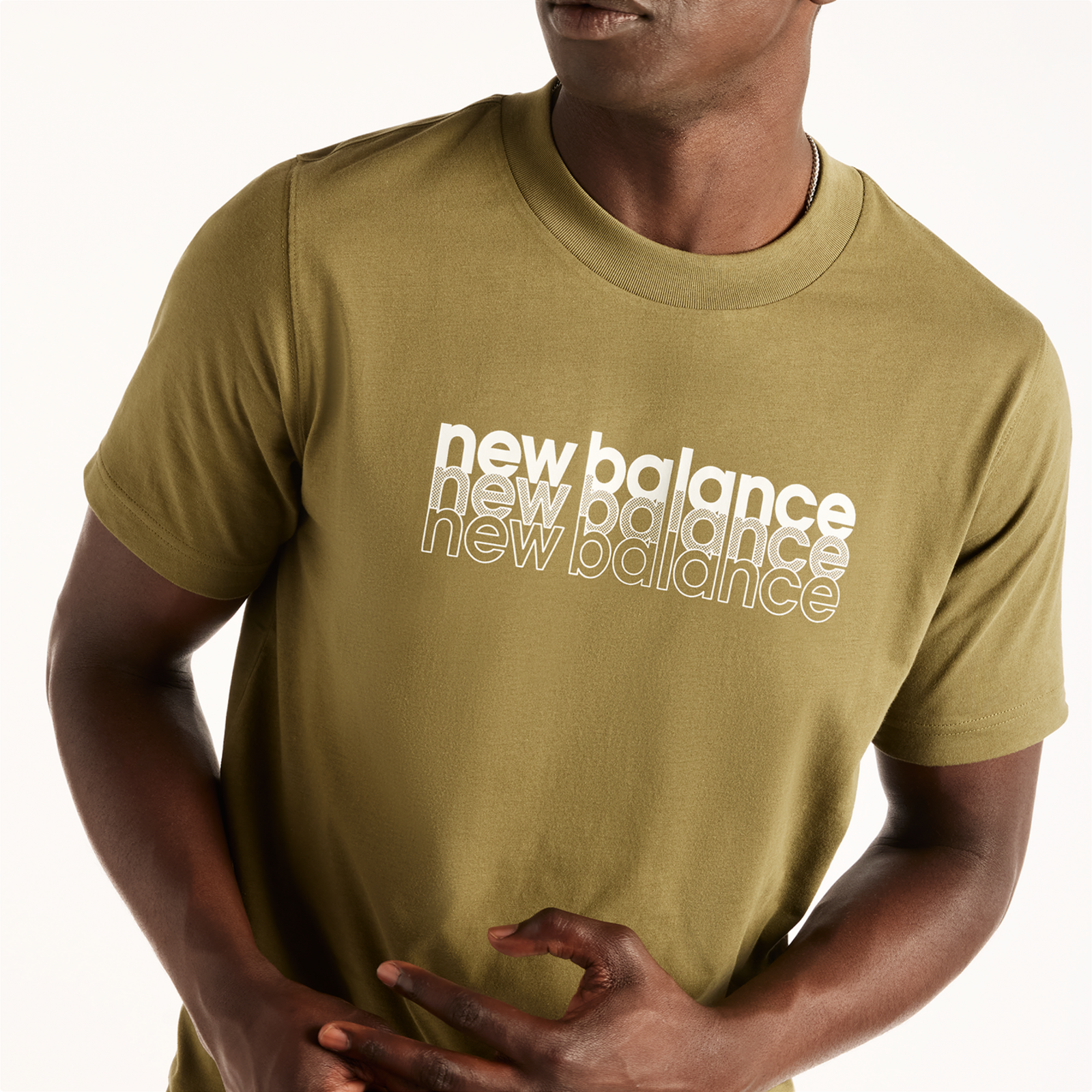 New Balance Layered Brand Read Relaxed T-Shirt in
