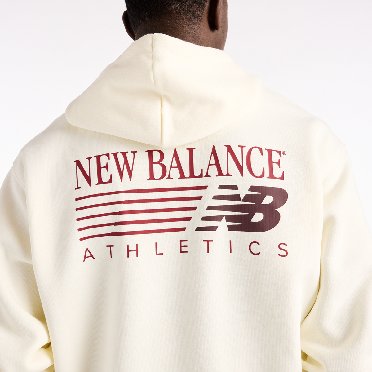 New Balance Reimagined Fleece Hoodie in BEIGE