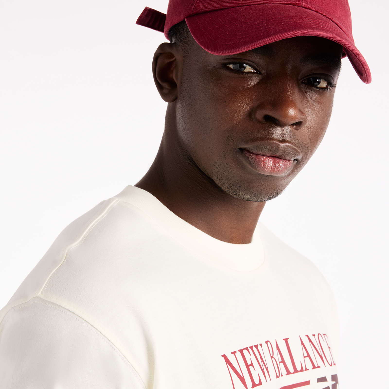 New Balance Reimagined Graphic T-Shirt in BEIGE