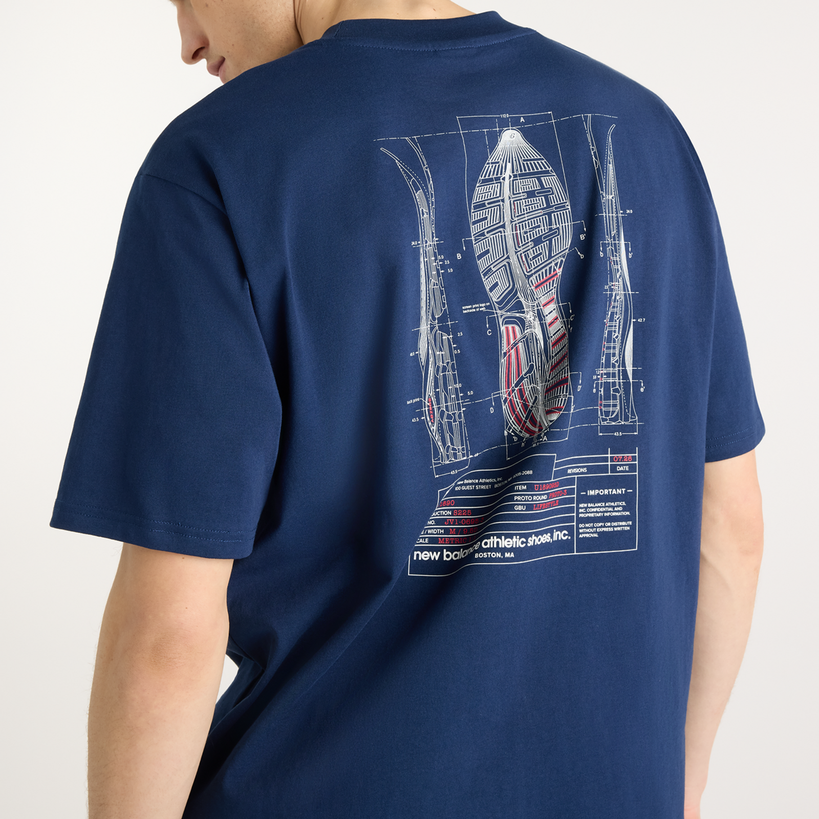 New Balance Archive Blueprint T-Shirt in