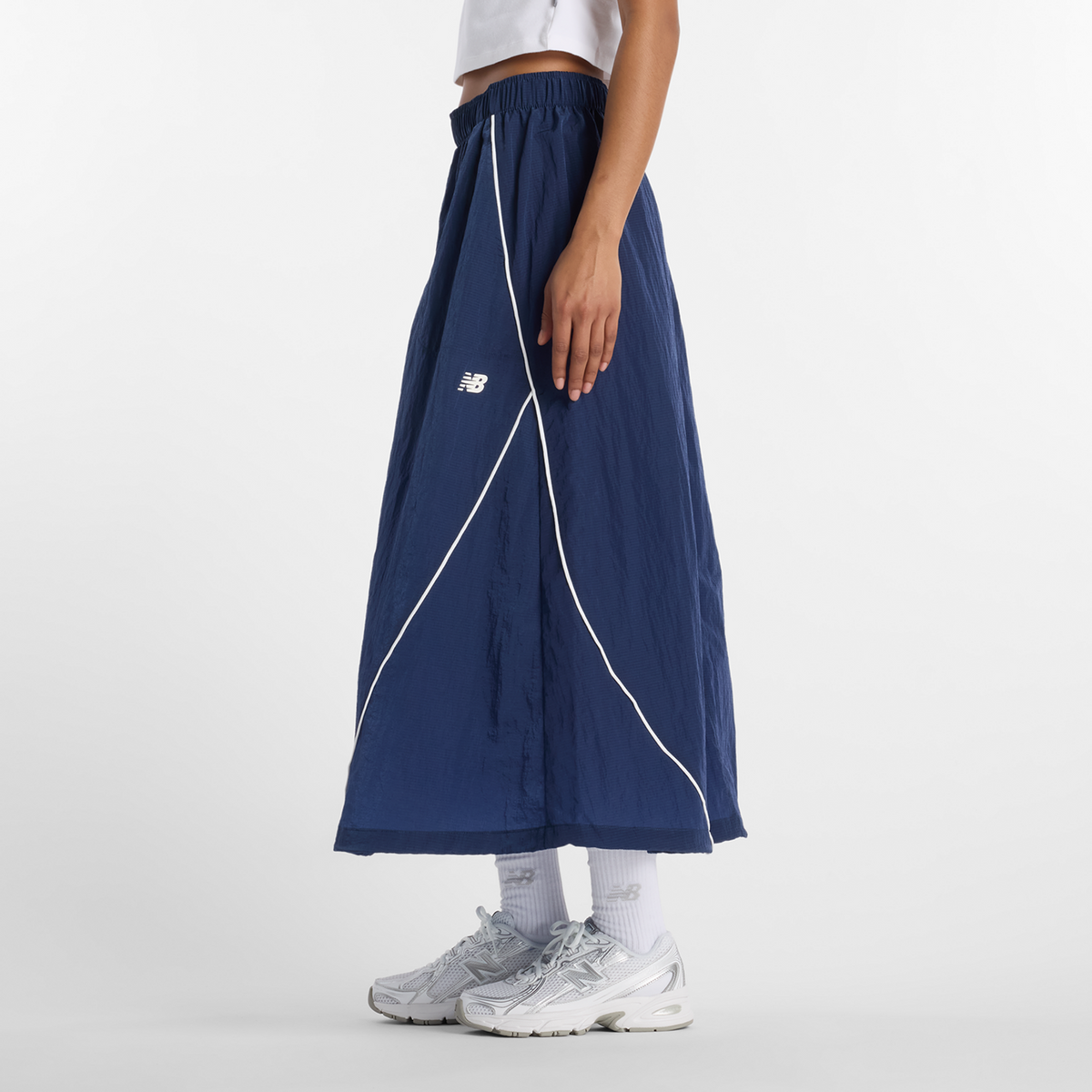 New Balance W Sport Legacy Skirt in BLAU
