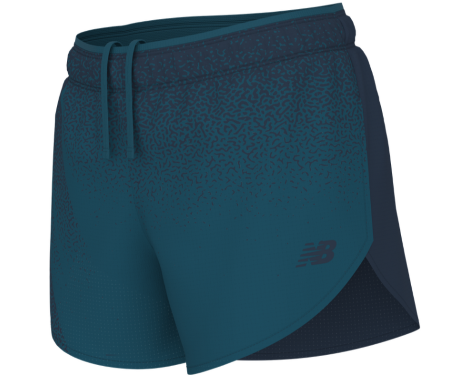 New Balance W RC Ultra Light Printed Short 3" in BLAU