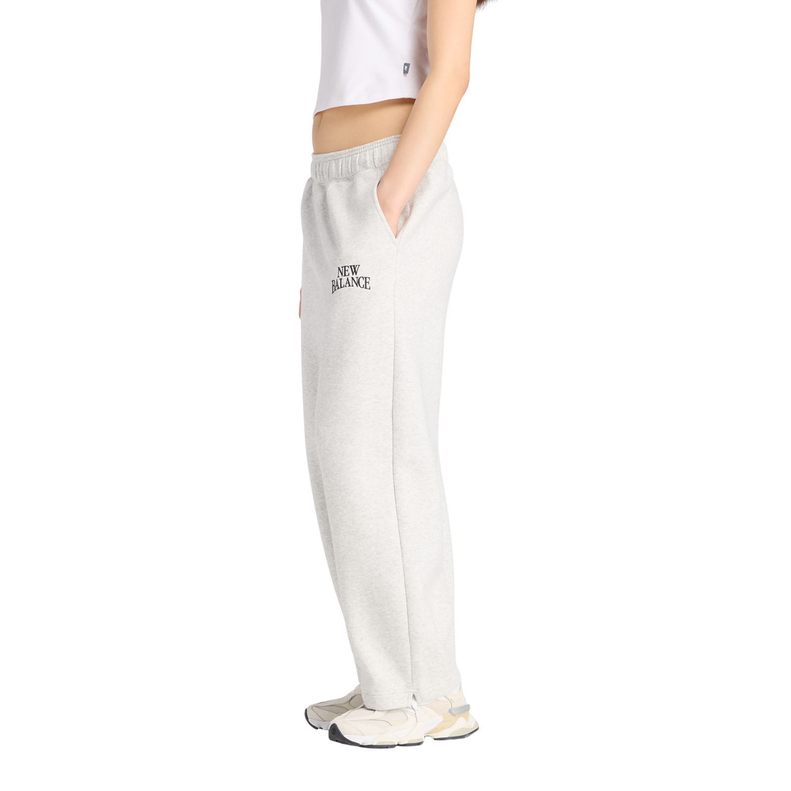 New Balance W Linear Heritage Fleece Barrel Pant in