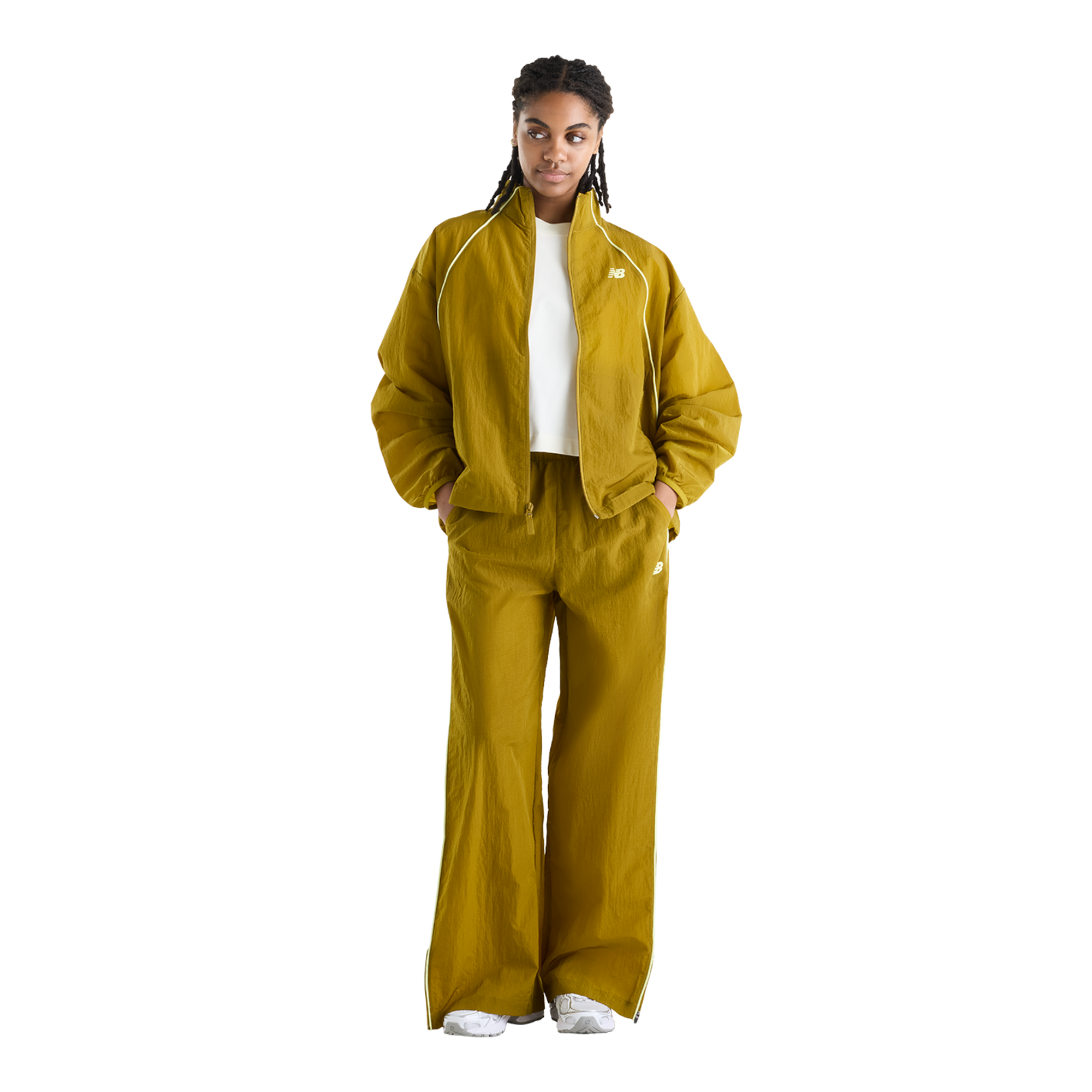New Balance W Sport Legacy Pant in BRAUN