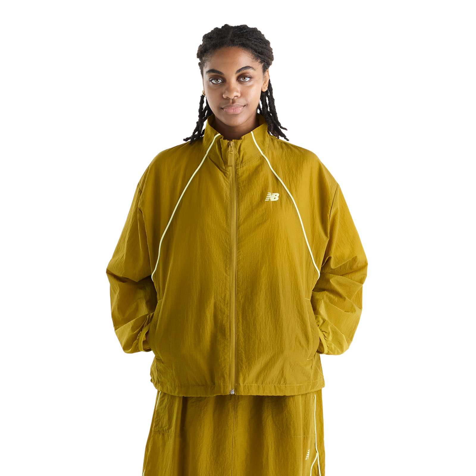 New Balance W Sport Legacy Jacket in BRAUN