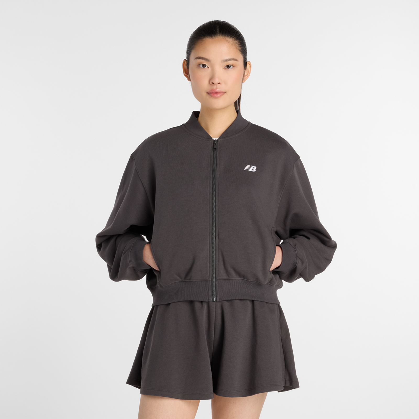 New Balance W French Terry Bomber in