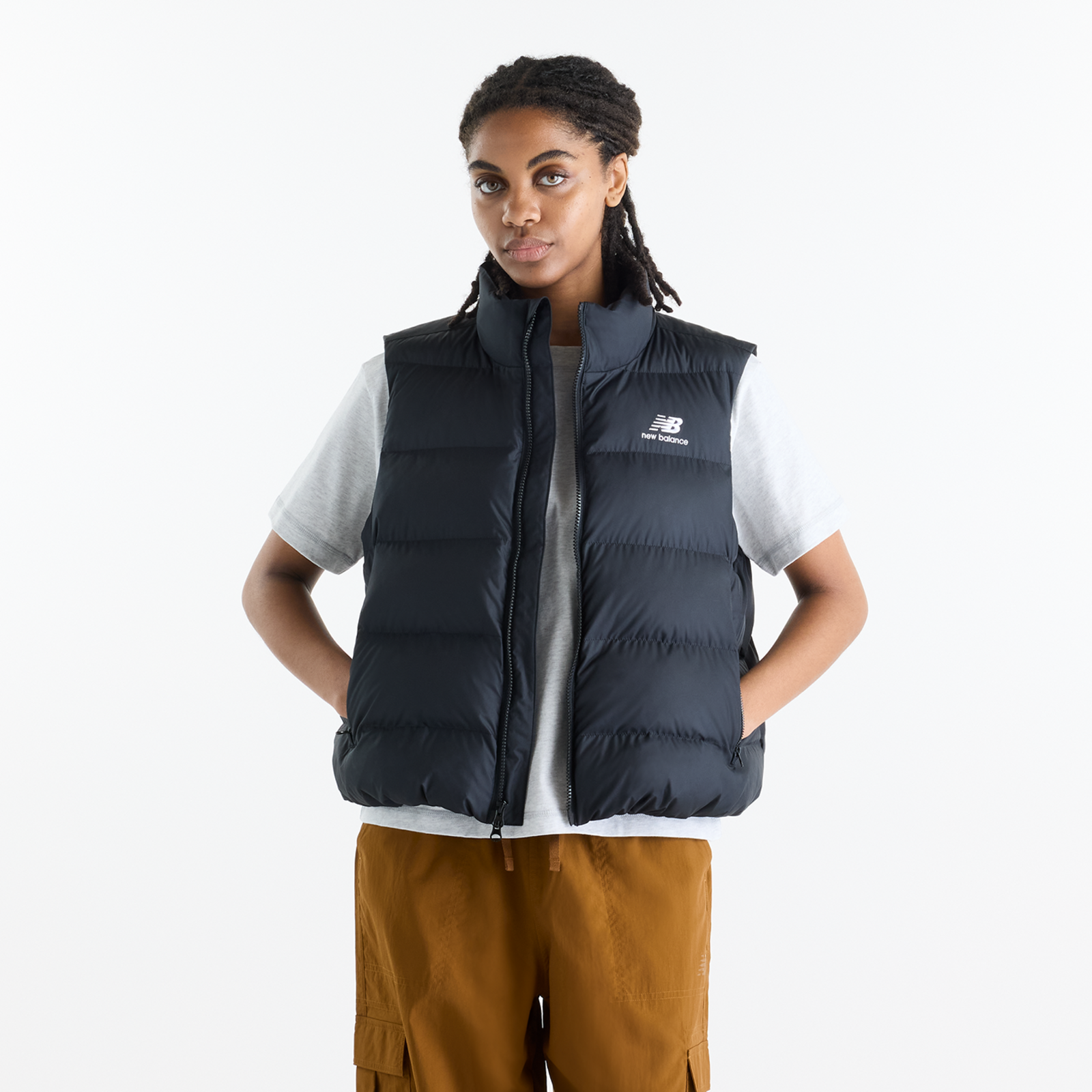New Balance W Boston Puffer Vest in