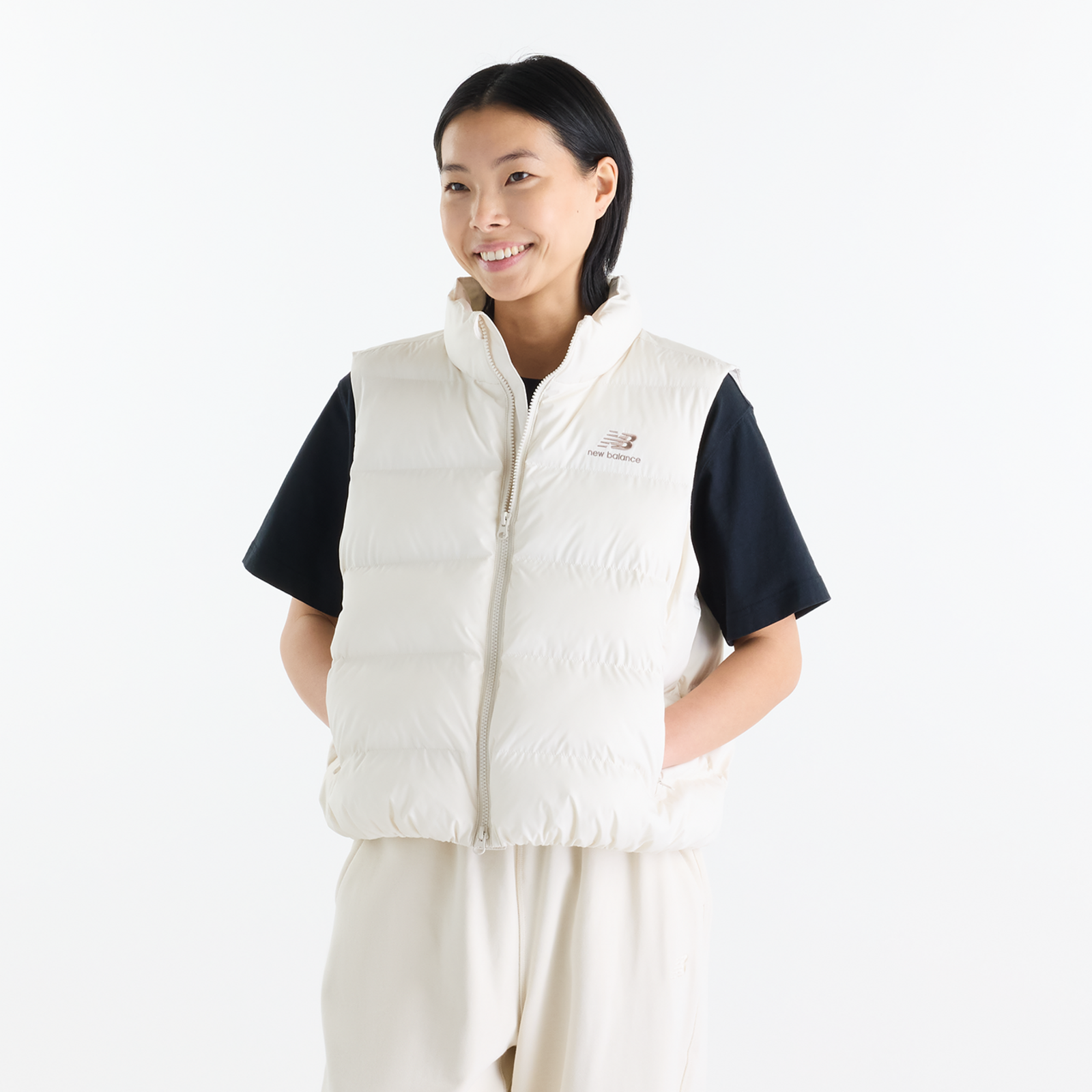 New Balance W Boston Puffer Vest in