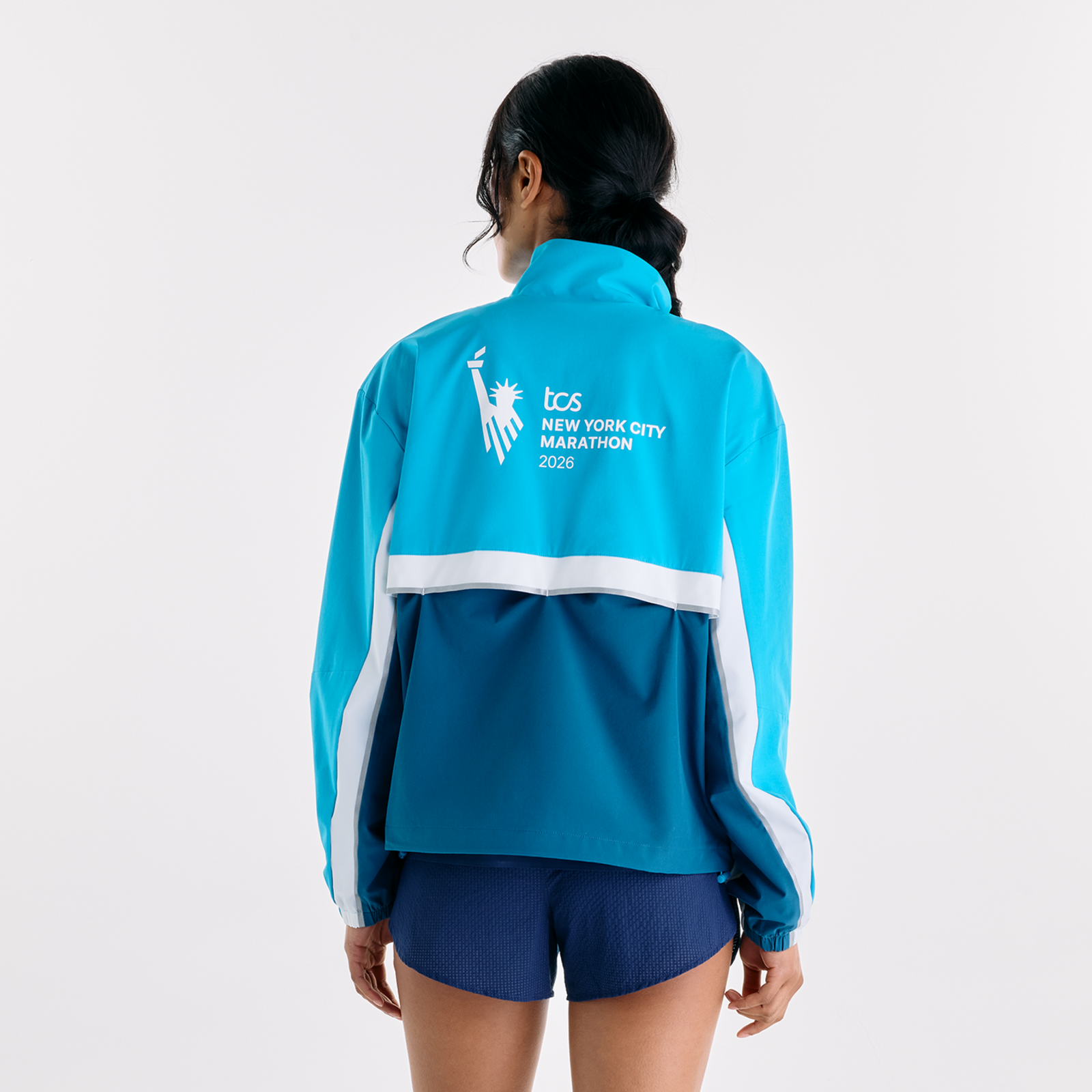 New Balance W NYC Marathon Jacket in BLAU