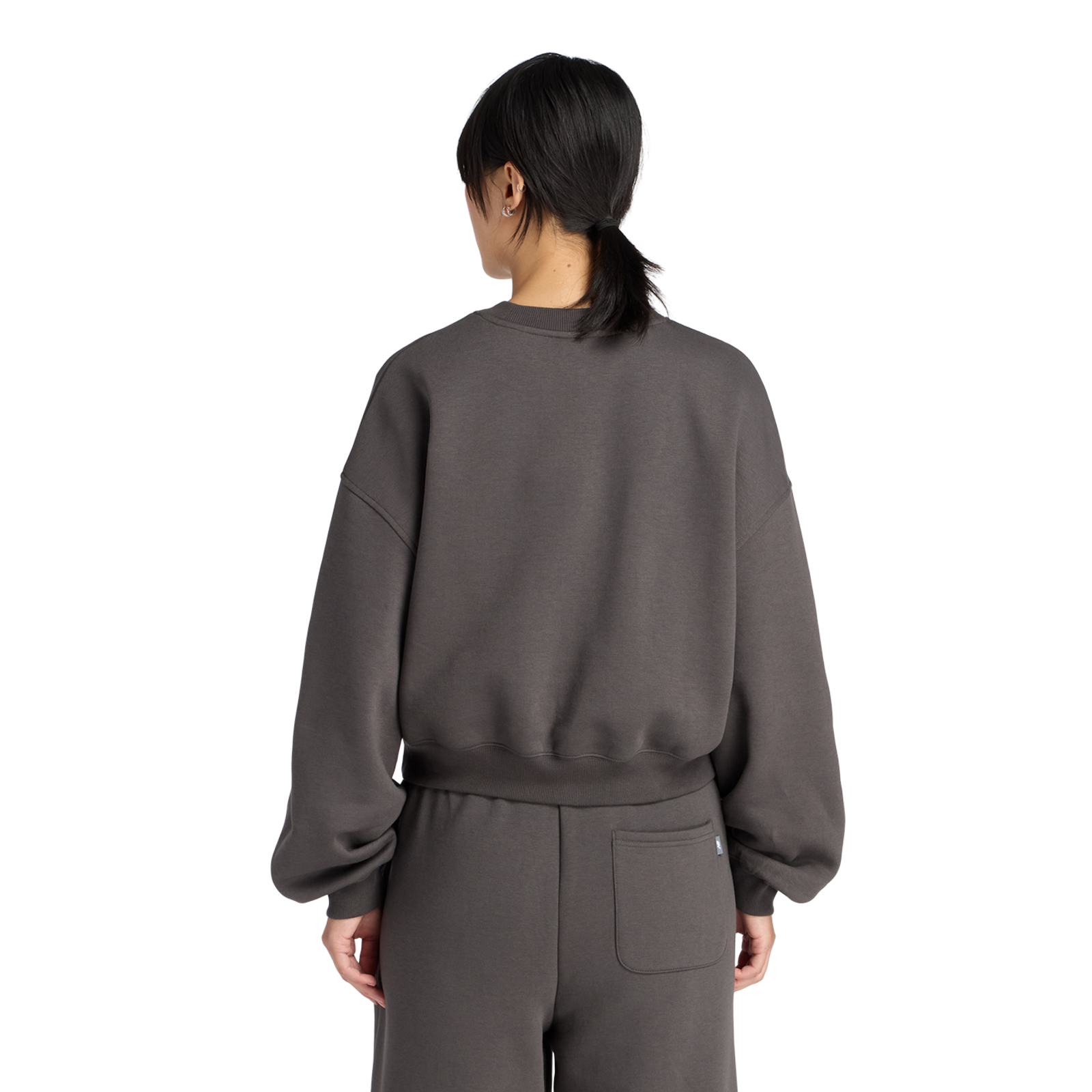 New Balance W Linear Heritage Fleece Crew in