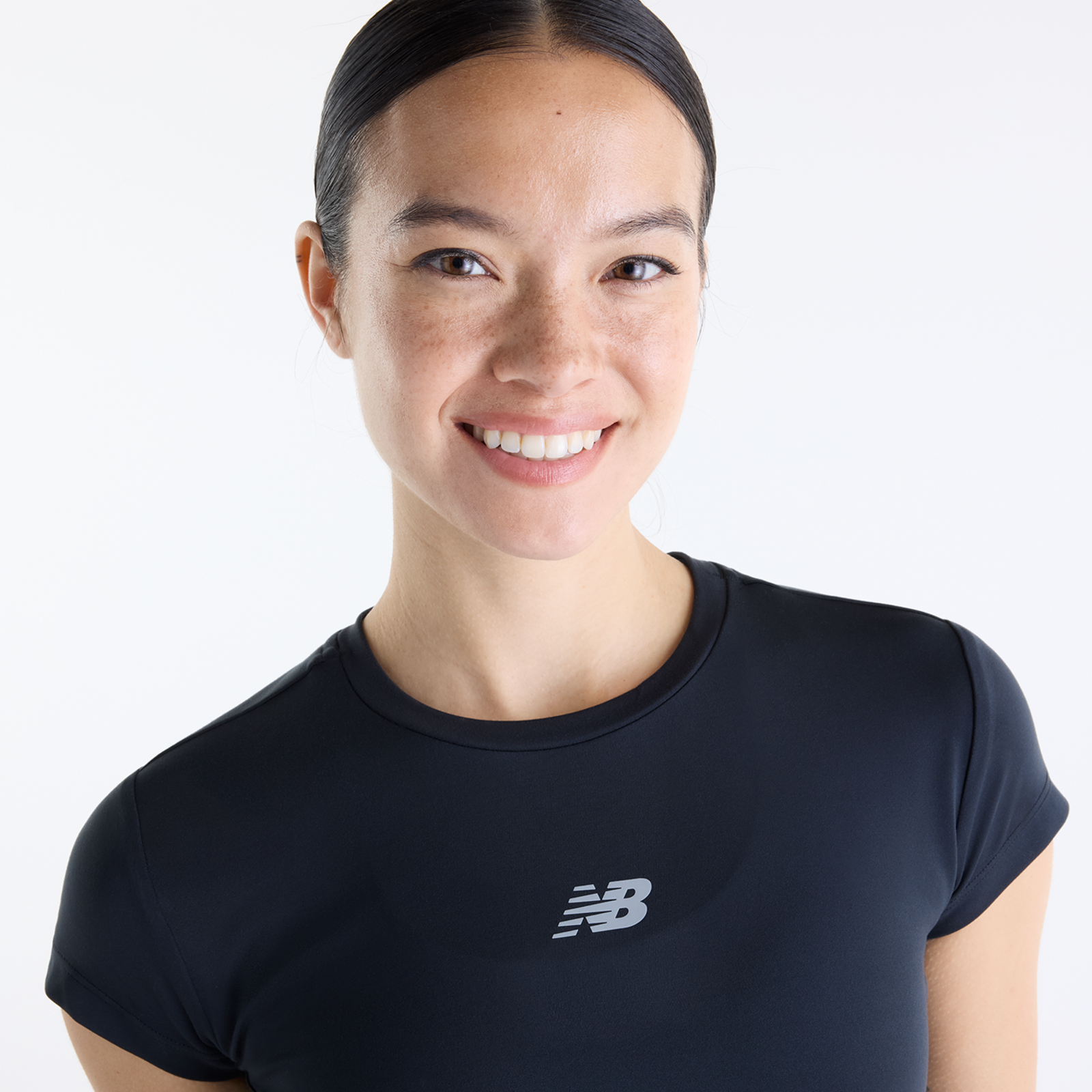 New Balance W NB Harmony Fitted T-Shirt in