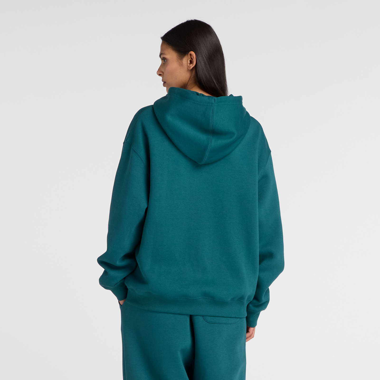 New Balance W Linear Heritage Fleece Hoodie in