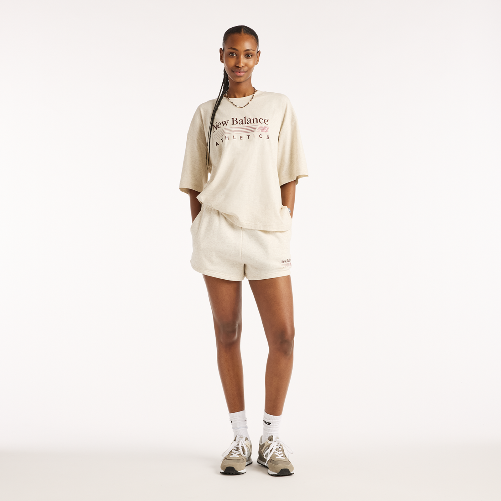 New Balance W Trackside Oversized T-Shirt in