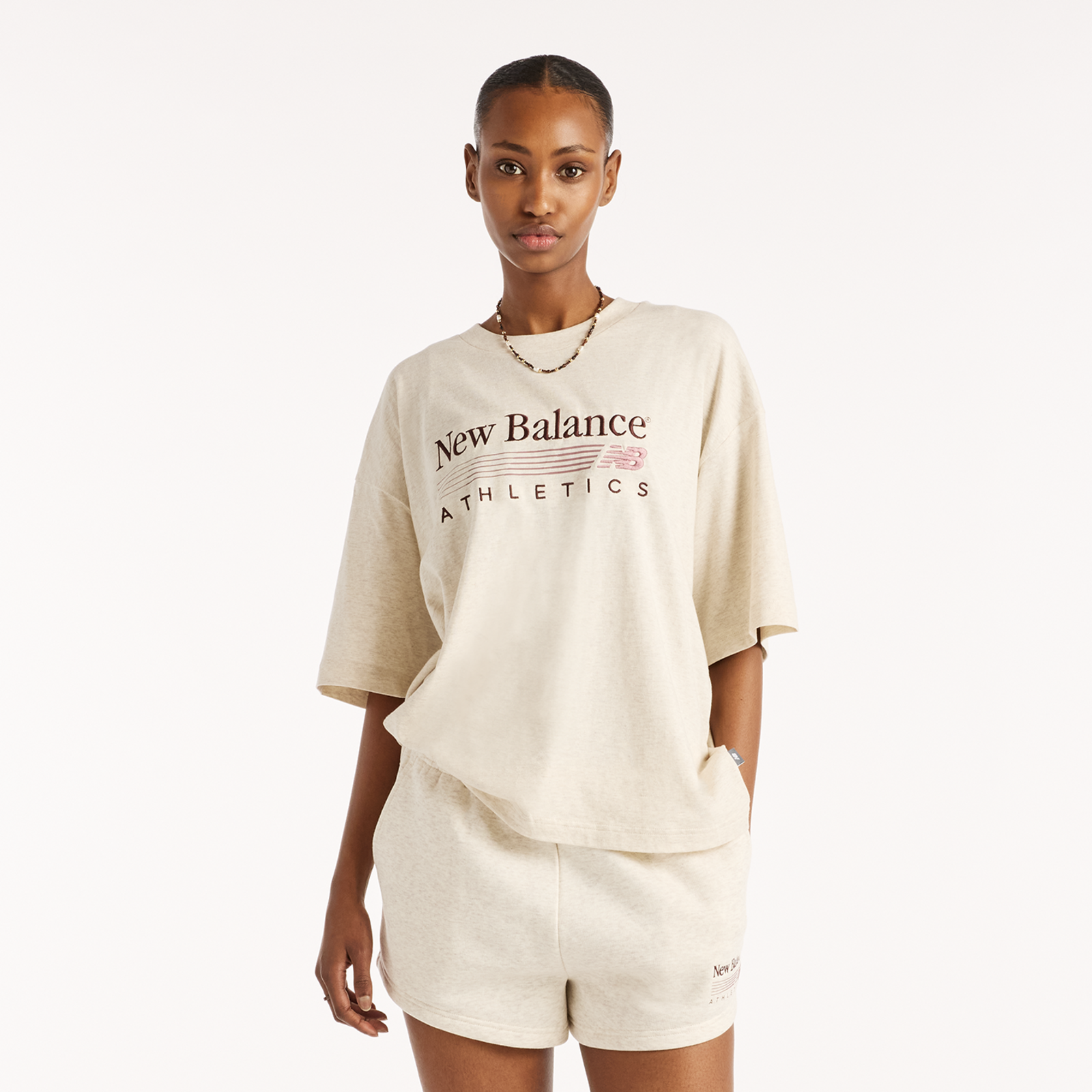 New Balance W Trackside Oversized T-Shirt in