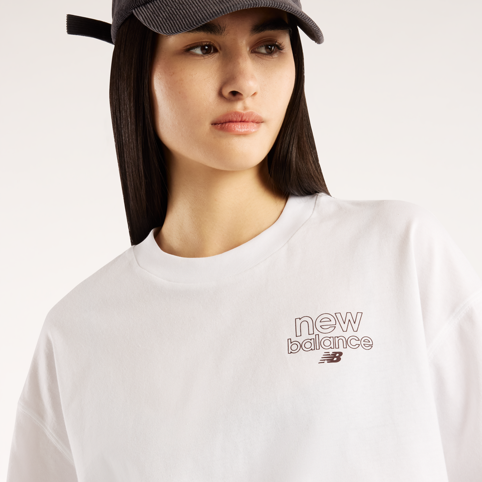 New Balance W Sport Oversized Graphic T-Shirt in