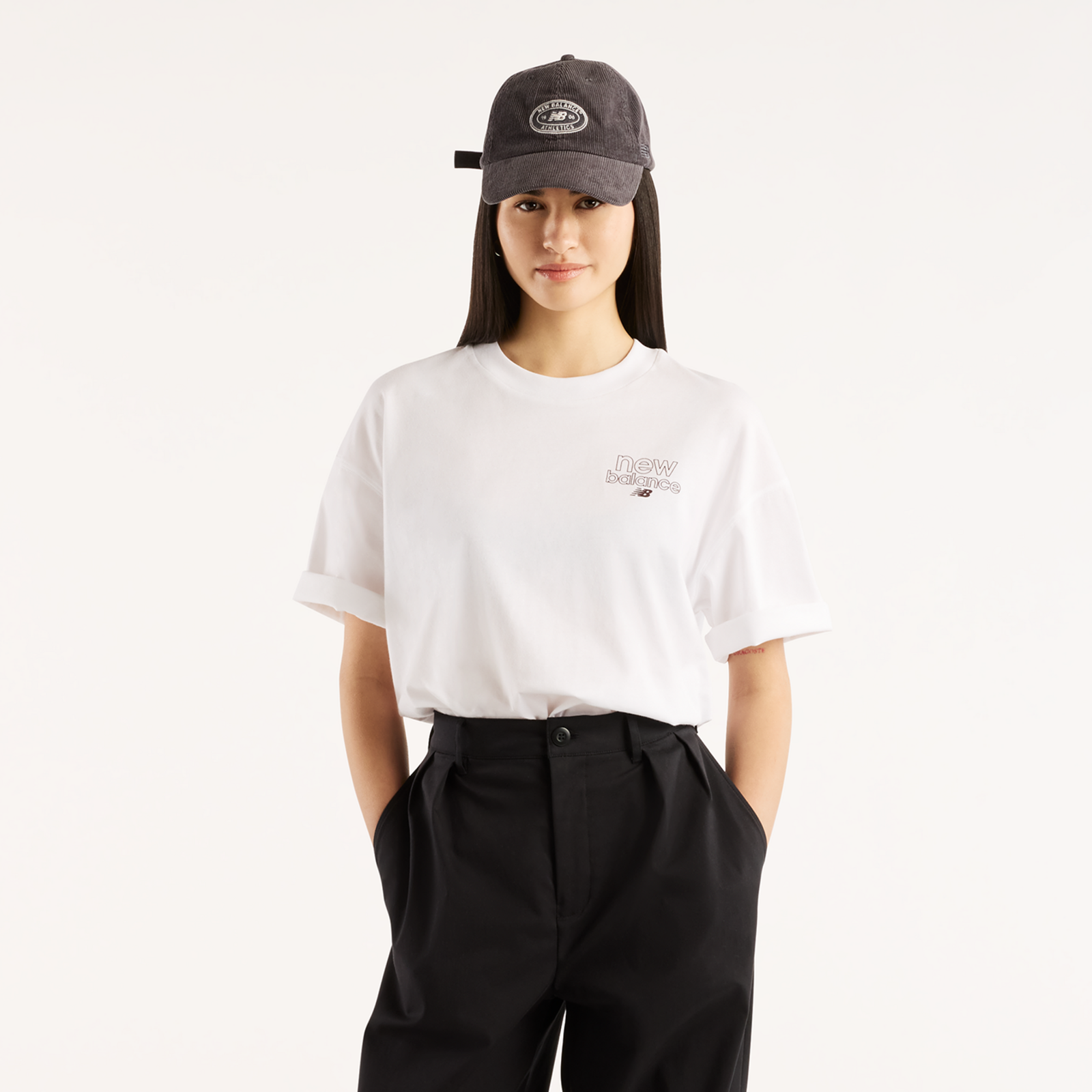 New Balance W Sport Oversized Graphic T-Shirt in