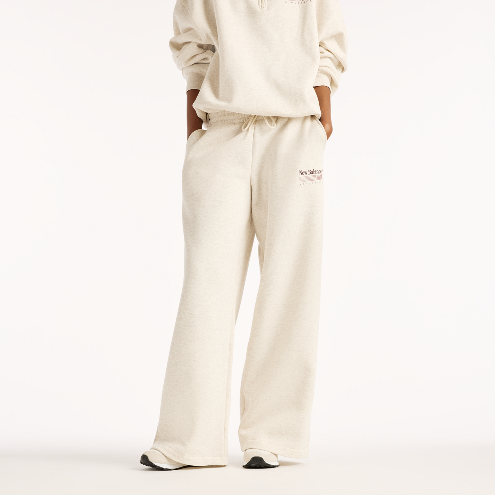 New Balance W Trackside Fleece Half Zip in