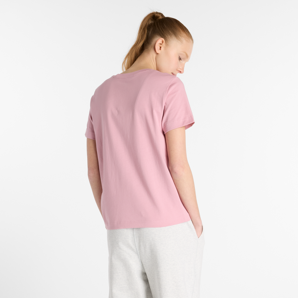 New Balance W New Balance Jersey Small Logo T-Shirt in ROT