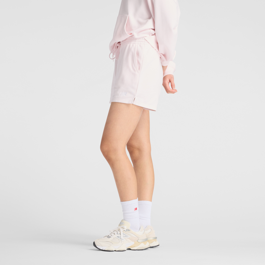 New Balance W Sport Essentials French Terry Short in PINK