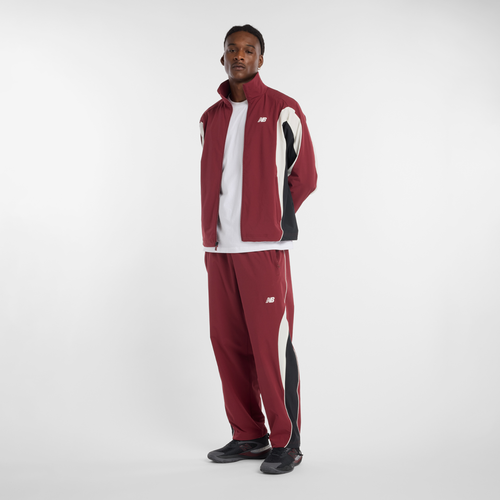 New Balance In Game Woven Track Pant in ROT