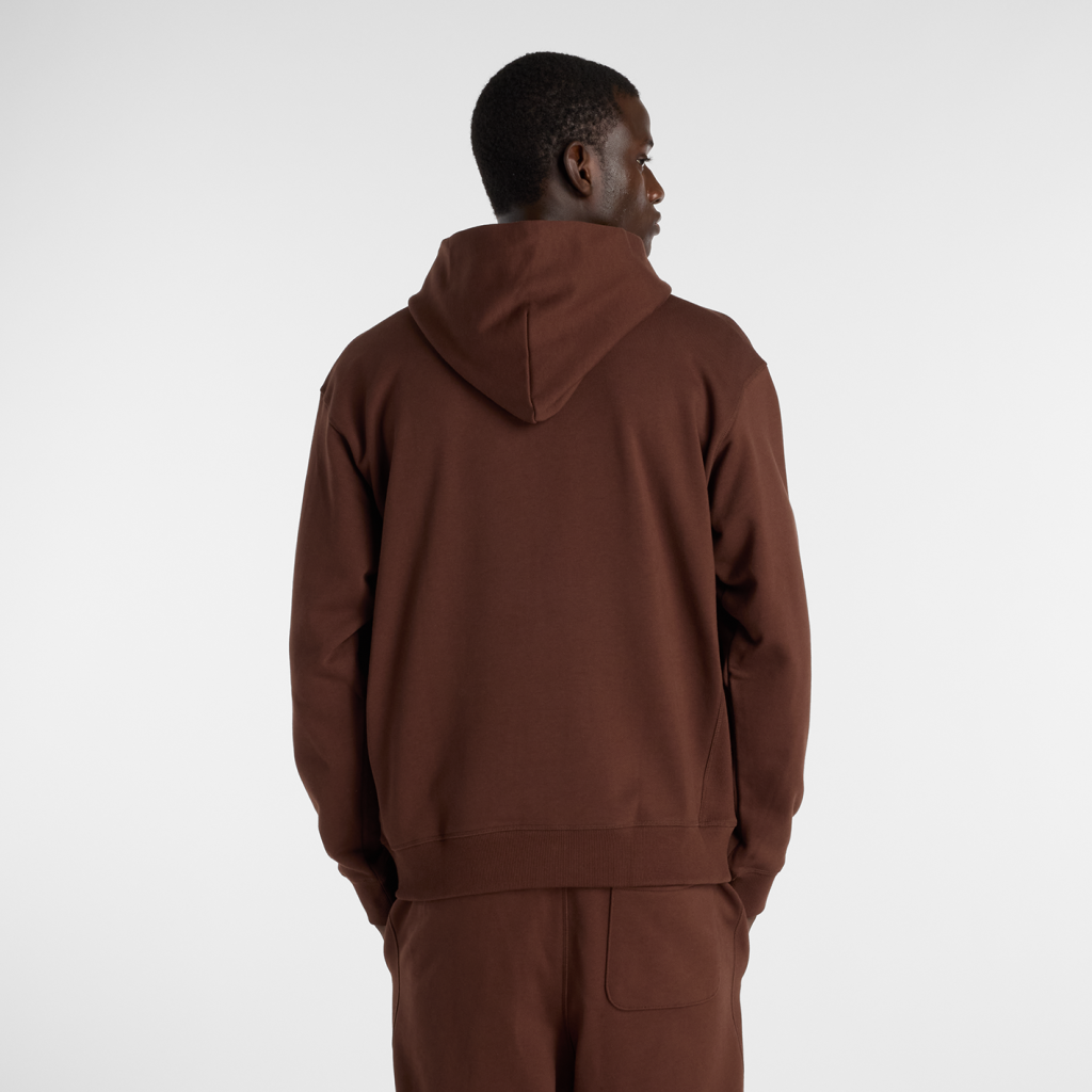 New Balance NB Athletics French Terry Hoodie in BRAUN