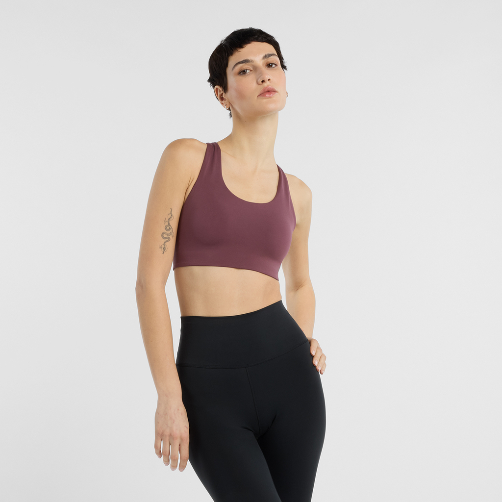 New Balance W NB Define Train Bra in VIOLETT