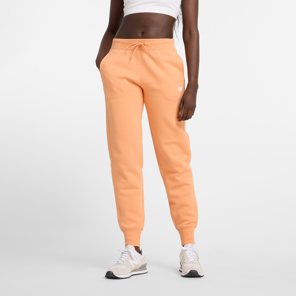 New Balance W NB Classic Core Fleece Pant in ORANGE