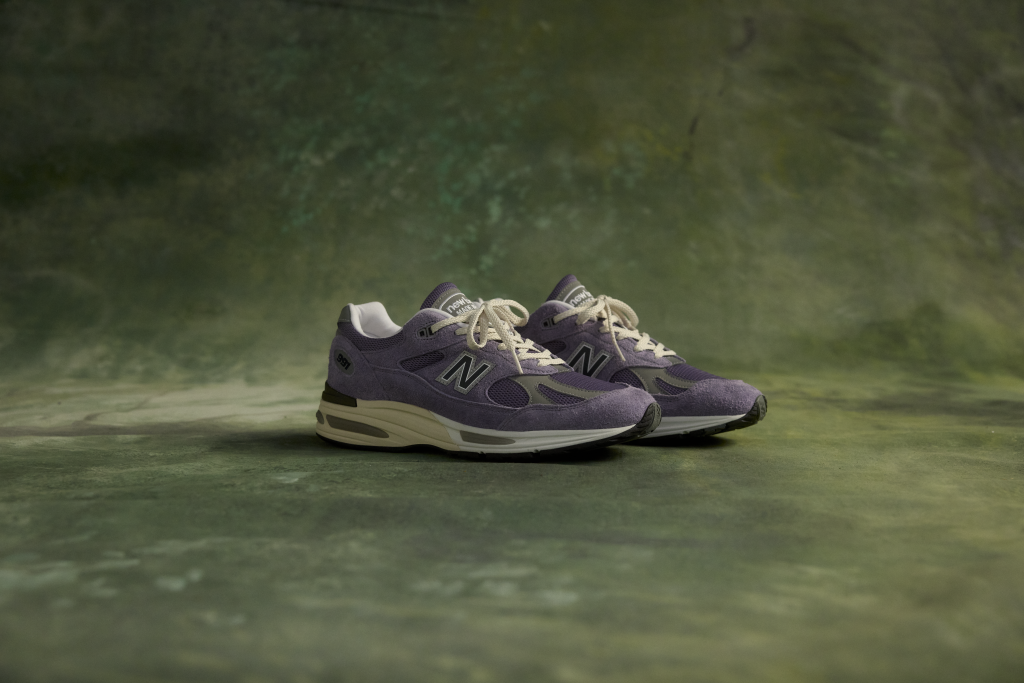 New Balance M 991v2 Made in UK Grounded Pastels Freizeitschuhe in VIOLETT