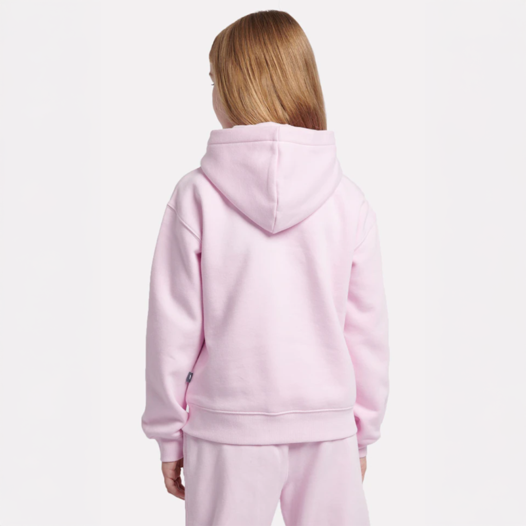 New Balance G NEW BALANCE FT STACKED LOGO HOODIE in PINK