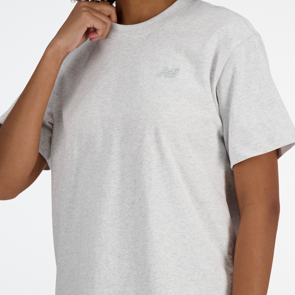 New Balance W NB Athletics Jersey T-Shirt in GRAU