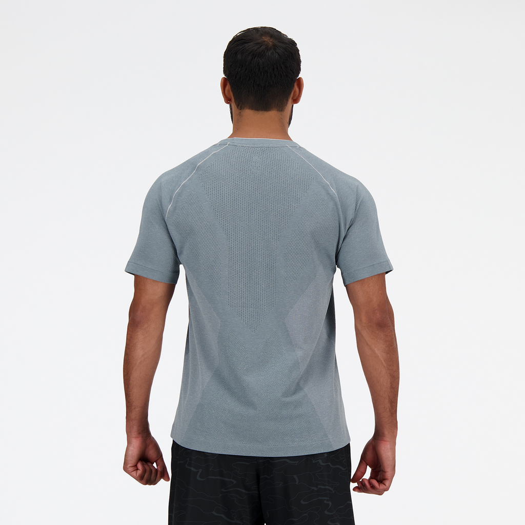 NB Athletics Seamless T-Shirt athletic grey model_bild_back_brandshop