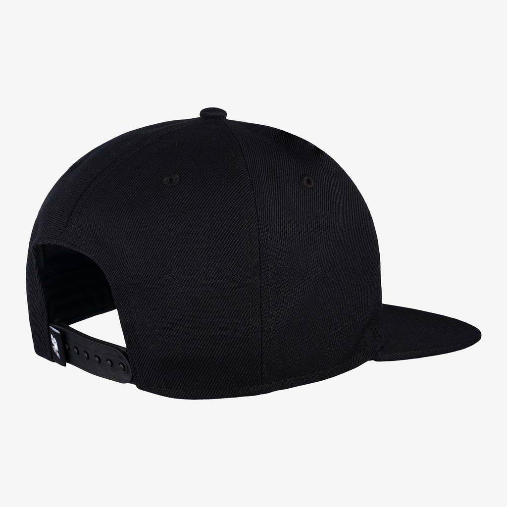 6 Panel Flat Brim black rueckseite_bild_brandshop