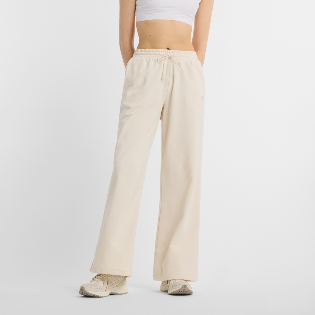 New Balance Coastal Fleece Pant in BEIGE
